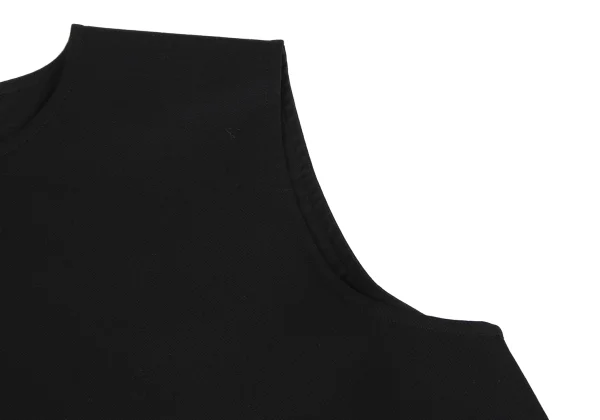 tricot COMME des GARCONS Wool Gaba Gather Sleeveless Overalls K-164664_005