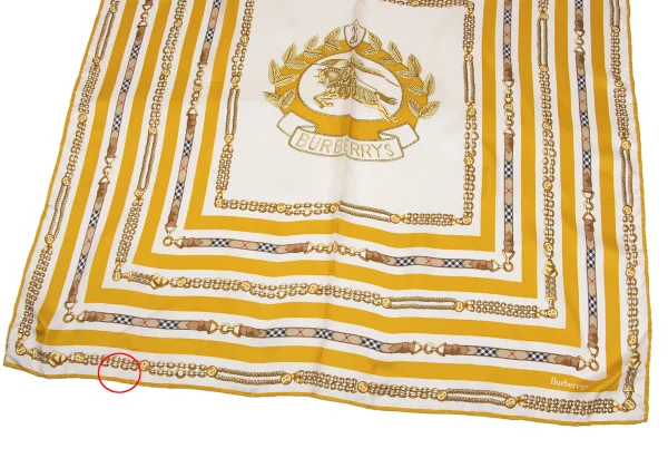 Burberrys' Check Chain Printed Scarf K-164666_004