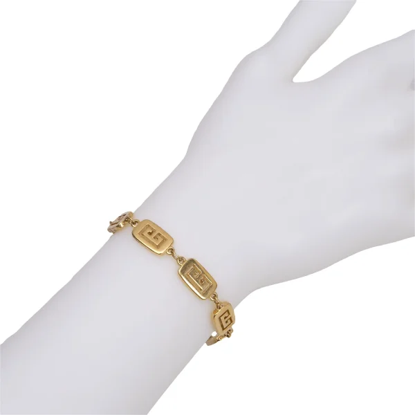 GIVENCHY Logo Chain Bracelet Gold  K-164669_001