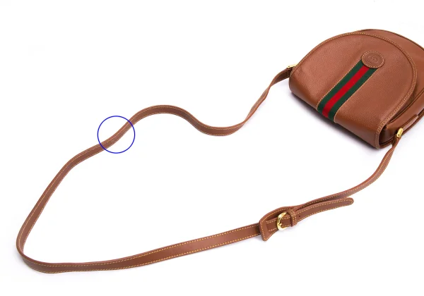 GUCCI Sherry Line Leather Shoulder Bag K-164673_012