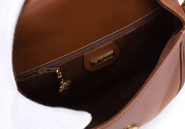 GUCCI Sherry Line Leather Shoulder Bag K-164673_016