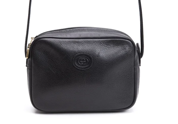 GUCCI Leather Shoulder Bag K-164674_003