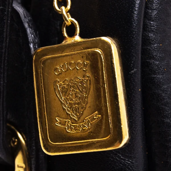 GUCCI Leather Shoulder Bag K-164674_006