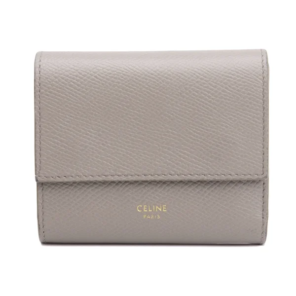 CELINE Trifold Wallet Grey  K-164675_001