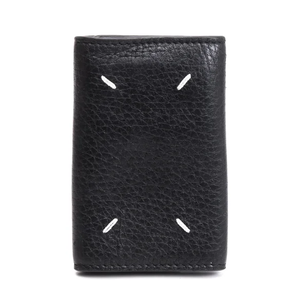 Martin Margiela Leather Key Case Black  K-164676_001