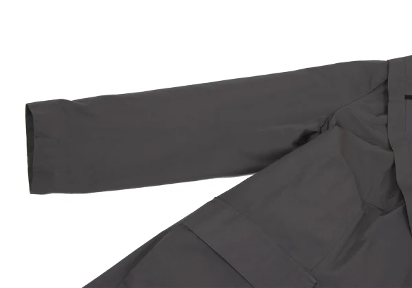 HACHE Poly Cotton Belted Drape Shawl Coat K-164679_004