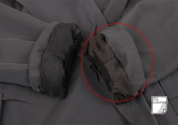 HACHE Poly Cotton Belted Drape Shawl Coat K-164679_006