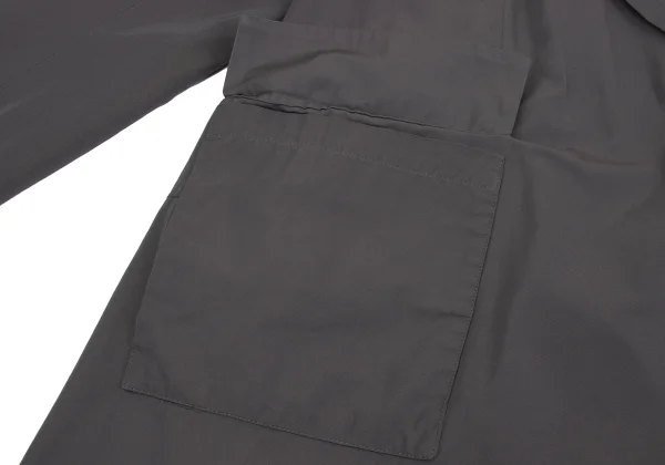 HACHE Poly Cotton Belted Drape Shawl Coat K-164679_008