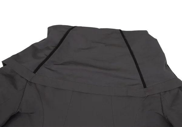 HACHE Poly Cotton Belted Drape Shawl Coat K-164679_013