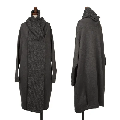 ATSURO TAYAMA Pile Switching Knit Coat