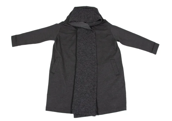 ATSURO TAYAMA Pile Switching Knit Coat K-164680_002