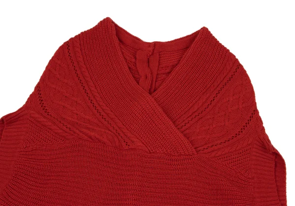 ATSURO TAYAMA  Back Open Cable Knit Sweater K-164682_003
