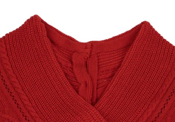 ATSURO TAYAMA  Back Open Cable Knit Sweater K-164682_004
