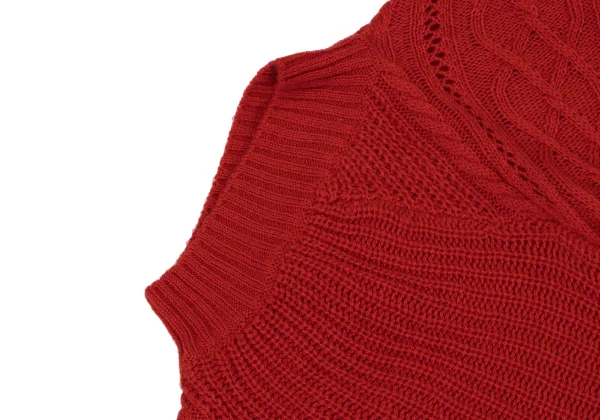 ATSURO TAYAMA  Back Open Cable Knit Sweater K-164682_005