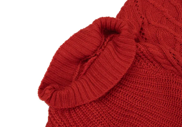 ATSURO TAYAMA  Back Open Cable Knit Sweater K-164682_006