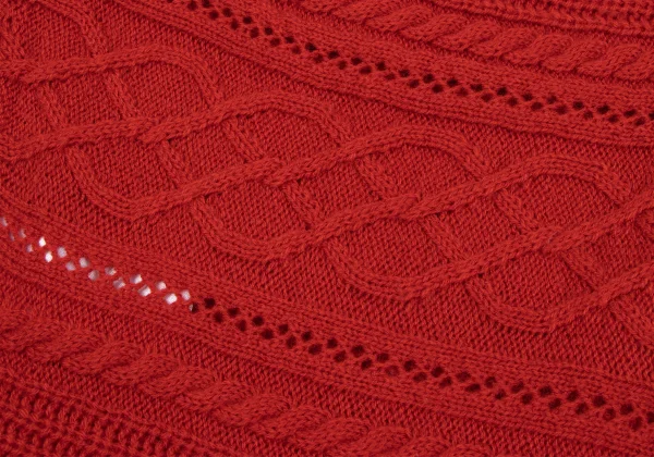 ATSURO TAYAMA  Back Open Cable Knit Sweater K-164682_013