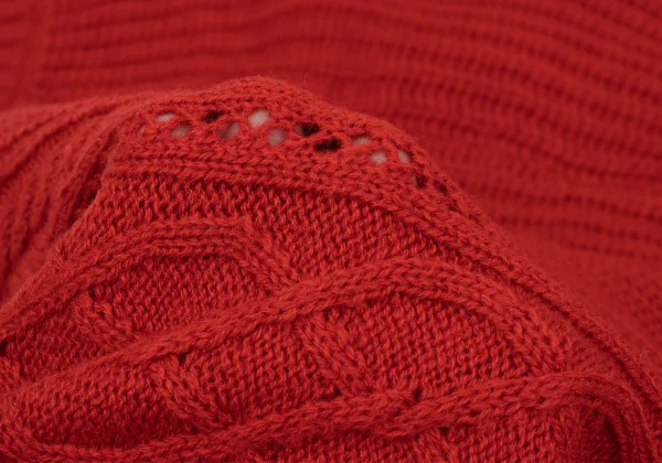 ATSURO TAYAMA  Back Open Cable Knit Sweater K-164682_014