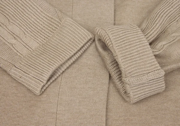 ATSURO TAYAMA Cable Sleeve Long Knit Cardigan K-164683_007