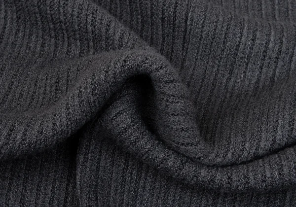 ATSURO TAYAMA Fringe Slit Knit Poncho Stole K-164685_009