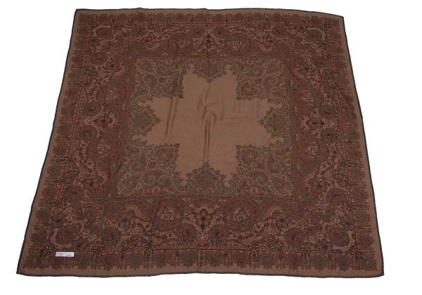 TRUSARDI Wool Silk Paisley Jacquard Stole K-164687_005