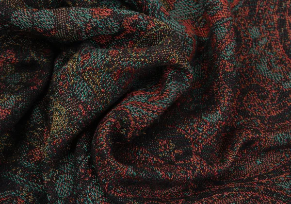 TRUSARDI Wool Silk Paisley Jacquard Stole K-164687_006