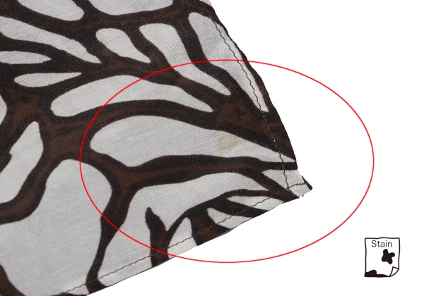 BRUNELLO CUCINELLI Cotton Silk Botanical Print Handkerchief K-164688_003