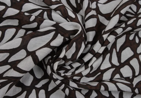 BRUNELLO CUCINELLI Cotton Silk Botanical Print Handkerchief K-164688_006