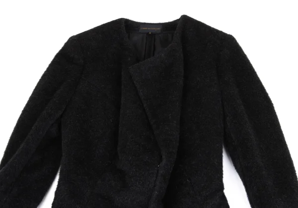 COMME des GARCONS Alpaca Wool Over Lining Brushed Coat K-164691_003