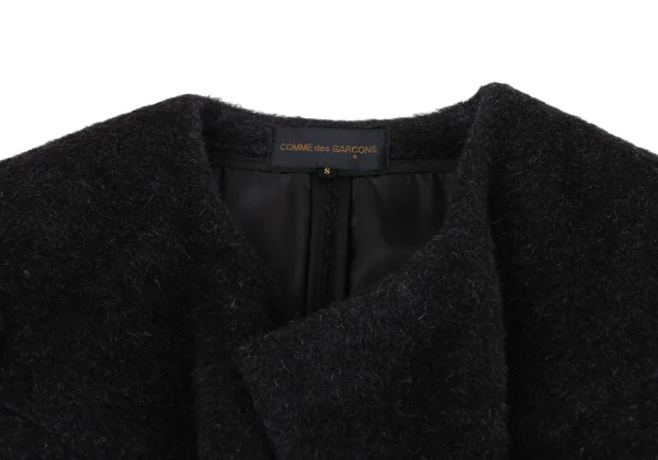 COMME des GARCONS Alpaca Wool Over Lining Brushed Coat K-164691_004