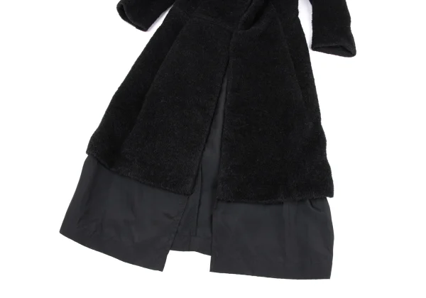 COMME des GARCONS Alpaca Wool Over Lining Brushed Coat K-164691_007