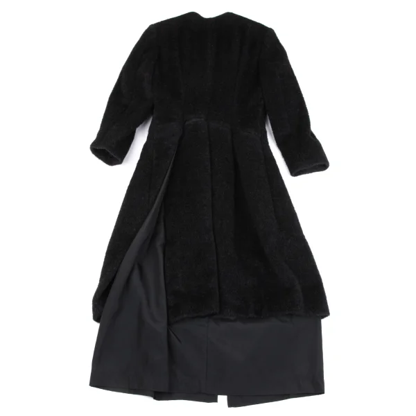 COMME des GARCONS Alpaca Wool Over Lining Brushed Coat K-164691_012