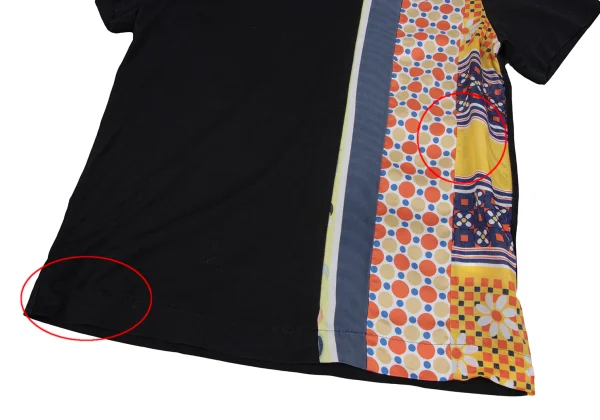 tricot COMME des GARCONS Cotton Switching Print T-shirt K-164692_008