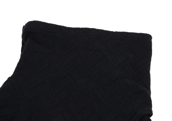 tricot COMME des GARCONS Wool Blend Design Weave Wrap Knit K-164693_003