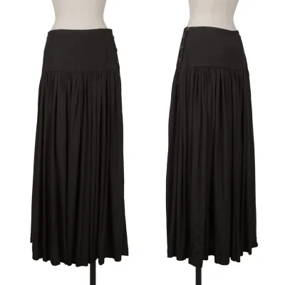 robe de chambre COMME des GARCONS Rayon Side Button Gather Skirt