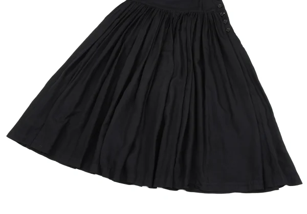 robe de chambre COMME des GARCONS Rayon Side Button Gather Skirt K-164694_006