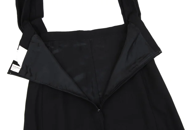 robe de chambre COMME des GARCONS Wool Gaba Halter Neck Dress K-164695_008