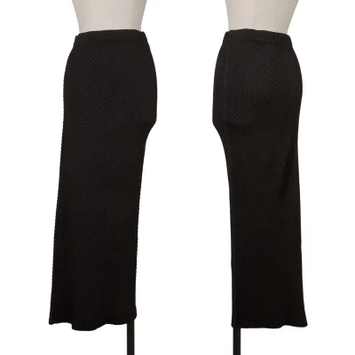 ISSEY MIYAKE Bias Pleats Long Skirt