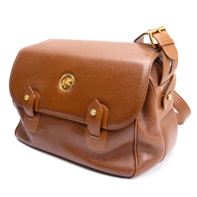 HUNTING WORLD Leather Messenger Bag