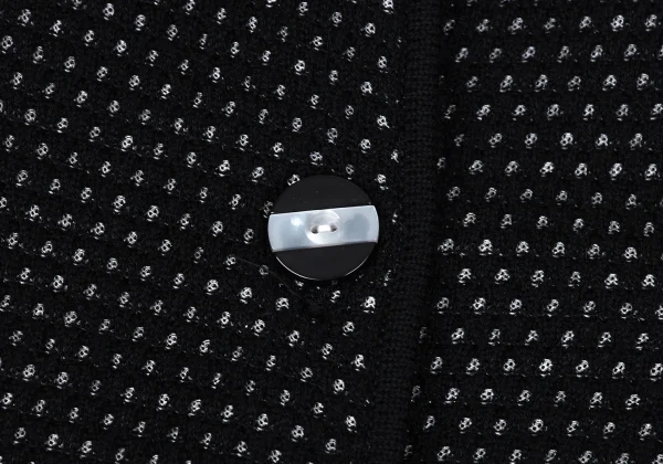 Christian Dior Wool Rayon Design Weave Knit Cardigan K-164703_006