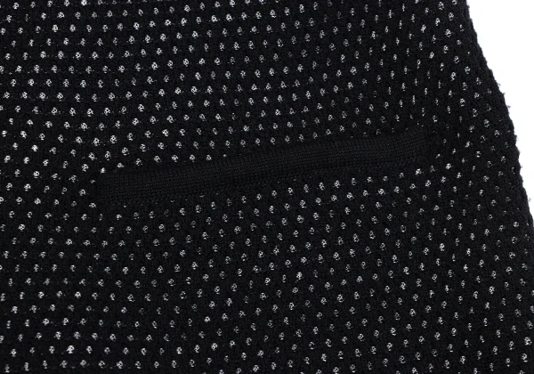 Christian Dior Wool Rayon Design Weave Knit Cardigan K-164703_010