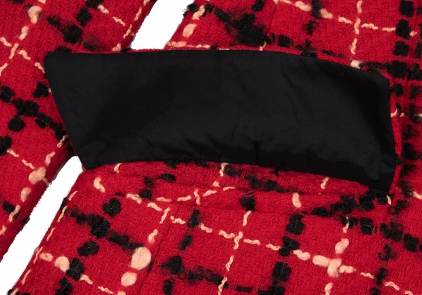 Christian Dior Wool Blend Stitch Check Jacket K-164704_009