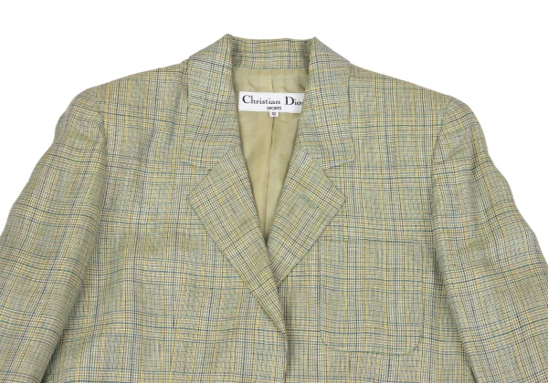 Christian Dior SPORTS Linen Check Jacket K-164706_003