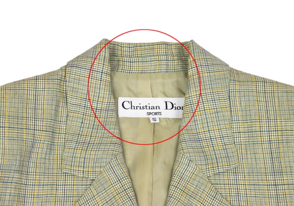 Christian Dior SPORTS Linen Check Jacket K-164706_004