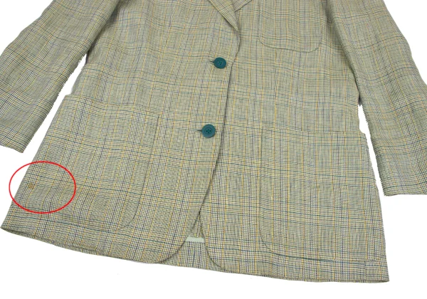 Christian Dior SPORTS Linen Check Jacket K-164706_011
