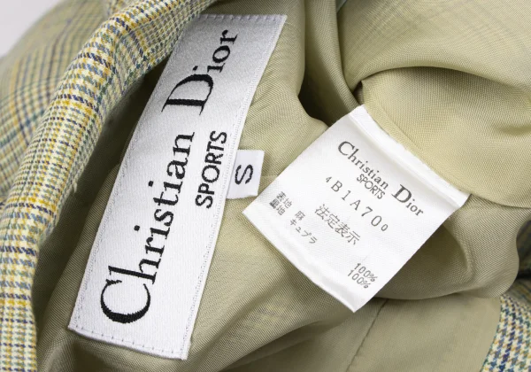 Christian Dior SPORTS Linen Check Jacket K-164706_019