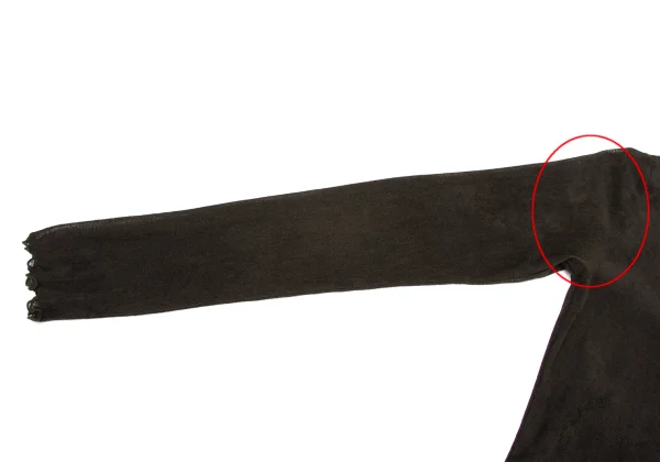 HIROKO KOSHINO Flocked Print See-through Mesh Top K-164707_006