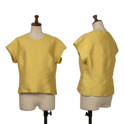 YUKIKO HANAI Linen-like French Sleeve Blouse