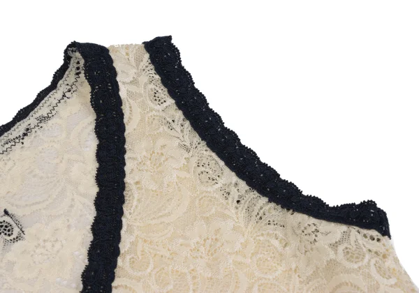 Jean Paul GAULTIER FEMME Floral Lace V Neck Tank Top K-164710_005