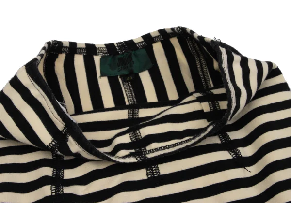 JUNIOR GAULTIER Stripe Switching Stretch Skirt K-164713_004