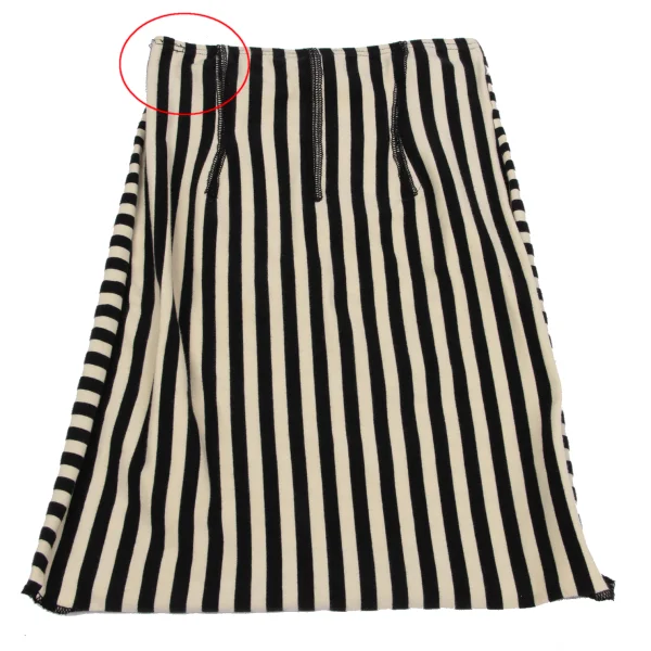 JUNIOR GAULTIER Stripe Switching Stretch Skirt K-164713_009